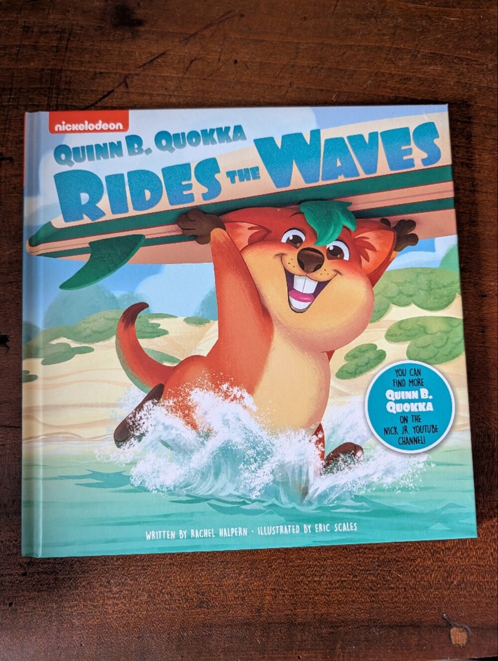 Nickelodeon Quinn B. Quokka Rides the Waves Hardcover Book